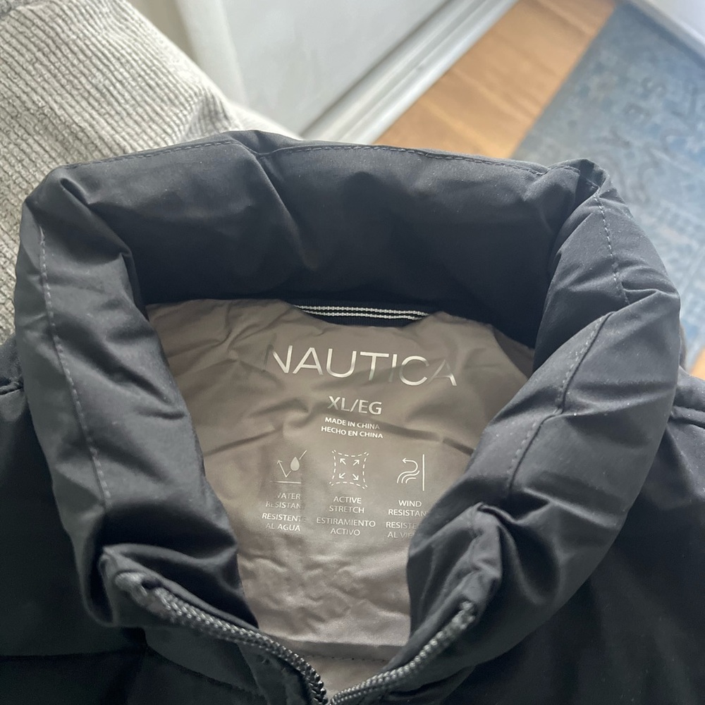 Nautica Men's Stretch Puffer Performance Jacket Water Resistant |  F44